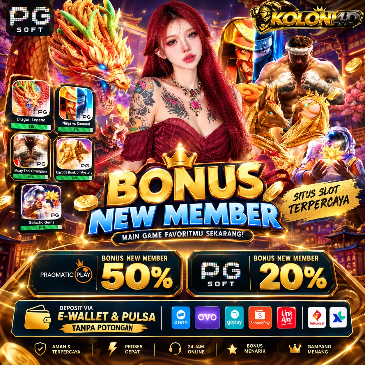 KOLONI4D Bonus New Member